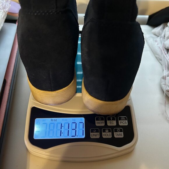 Steve Madden Women’s Wedgie Sneakers Navy Blue Suede 8.5 Casual Comfortable - Picture 13 of 13